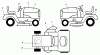 Husqvarna LTH 1742D (954570376) - Lawn Tractor (2003-05 & After) Ersatzteile Decals