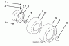 Husqvarna LTH 18538 (917.289600) - Lawn Tractor (SEARS) (2010-05 & After) (Sears Craftsman) Ersatzteile Wheels and Tires