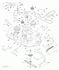Husqvarna LTH 18538 (96043010400) - Lawn Tractor (2010-01 & After) Ersatzteile Mower Deck