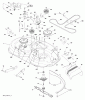 Husqvarna LTH 18538 (96043010500) - Lawn Tractor (2010-04 & After) Ersatzteile Mower Deck