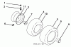 Husqvarna LTH 18538 (96043010500) - Lawn Tractor (2010-04 & After) Ersatzteile Wheels and Tires