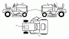 Husqvarna LTH 18538 (96043013103) - Lawn Tractor (2011-08 & After) Ersatzteile DECALS