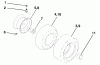 Husqvarna LTH 18542A (954571731) - Lawn Tractor (2003-11 & After) Ersatzteile Wheels & Tires