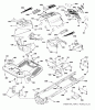 Husqvarna LTH 2038 (96043015401) - Lawn Tractor (2013-03 & After) Ersatzteile CHASSIS / FRAME