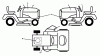 Husqvarna LTH 2038 (96043015401) - Lawn Tractor (2013-03 & After) Ersatzteile DECALS