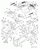 Husqvarna LTH 2038R (96041028300) - Lawn Tractor (2012-05 & After) Ersatzteile CHASSIS ENCLOSURES