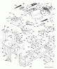 Husqvarna LTH 2038R (96041028301) - Lawn Tractor (2013-05) Ersatzteile CHASSIS ENCLOSURES