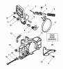 Jonsered 2035 - Chainsaw (1998-09) Ersatzteile CHAIN BRAKE CLUTCH COVER
