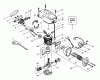 Jonsered 2035 - Chainsaw (1998-09) Ersatzteile CYLINDER PISTON MUFFLER