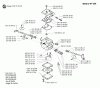 Jonsered 2036 - Chainsaw (1993-11) Ersatzteile CARBURETOR DETAILS