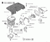 Jonsered 2036 - Chainsaw (1993-11) Ersatzteile CYLINDER PISTON