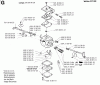 Jonsered 2036 - Chainsaw (1996-10) Ersatzteile CARBURETOR DETAILS