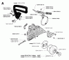 Jonsered 2036 - Chainsaw (1996-10) Ersatzteile CHAIN BRAKE