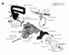 Jonsered 2050 - Chainsaw (1998-03) Ersatzteile CHAIN BRAKE CLUTCH COVER
