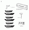 Jonsered 2050 - Chainsaw (1998-03) Ersatzteile DECALS