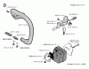 Jonsered 2050 - Chainsaw (1998-03) Ersatzteile FRONT HANDLE MUFFLER OIL PUMP