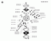 Jonsered 2054 - Chainsaw (1993-08) Ersatzteile CARBURETOR DETAILS