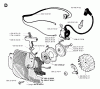 Jonsered 2054 - Chainsaw (1993-08) Ersatzteile STARTER