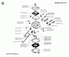Jonsered 2055 - Chainsaw (1994-10) Ersatzteile CARBURETOR DETAILS