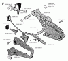 Jonsered 2054 - Chainsaw (1996-02) Ersatzteile HANDLE