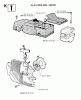 Jonsered 2054 - Chainsaw (2000-05) Ersatzteile CYLINDER COVER