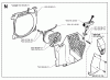 Jonsered 2063 - Chainsaw (1999-03) Ersatzteile STARTER