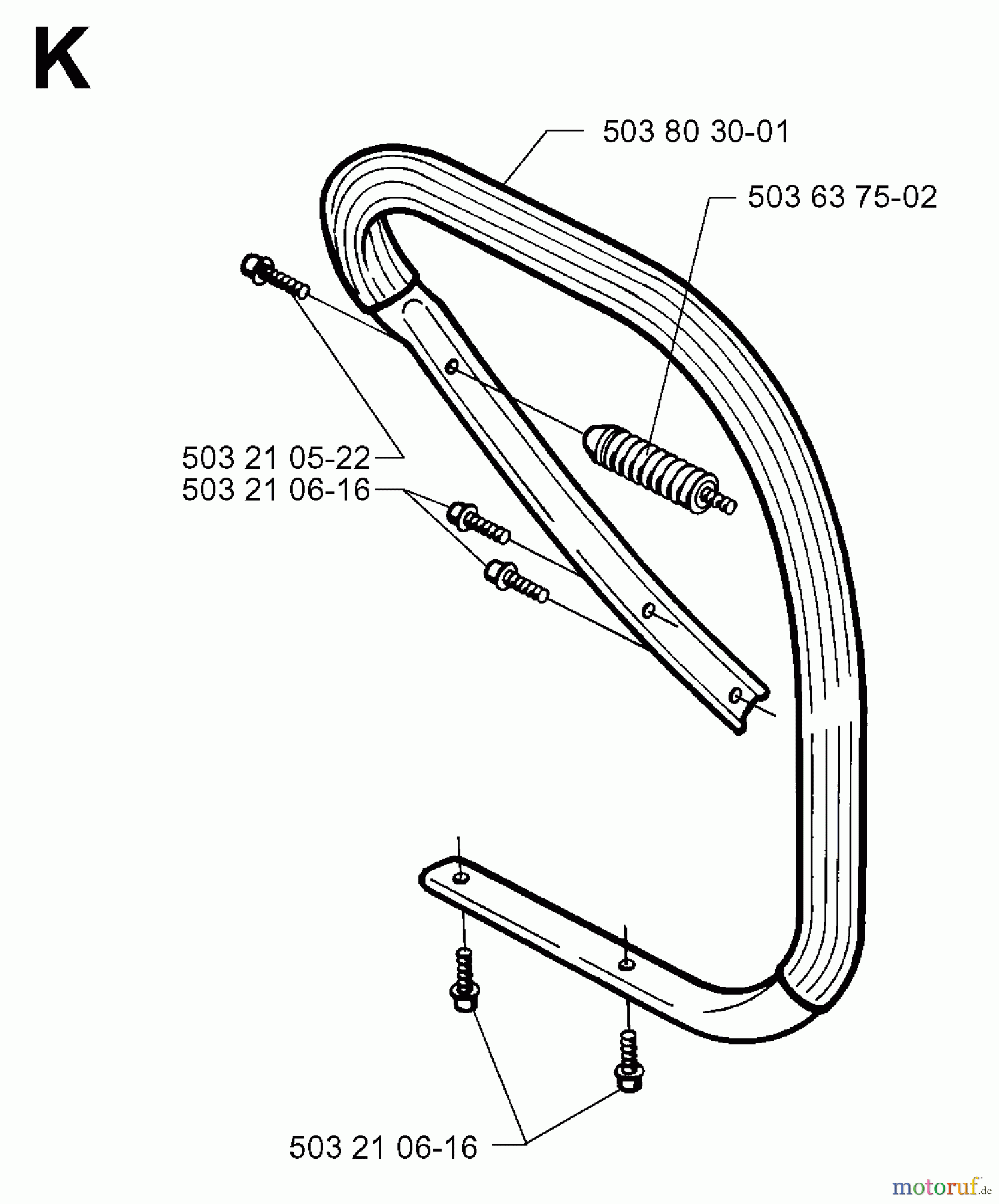 Jonsered Motorsägen 2065 - Jonsered Chainsaw (1997-11) HANDLE