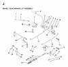 Jonsered LR13 (954130013) - 36" Lawn & Garden Tractor (1998-01) Ersatzteile BRAKE / REAR MOWER LIFT