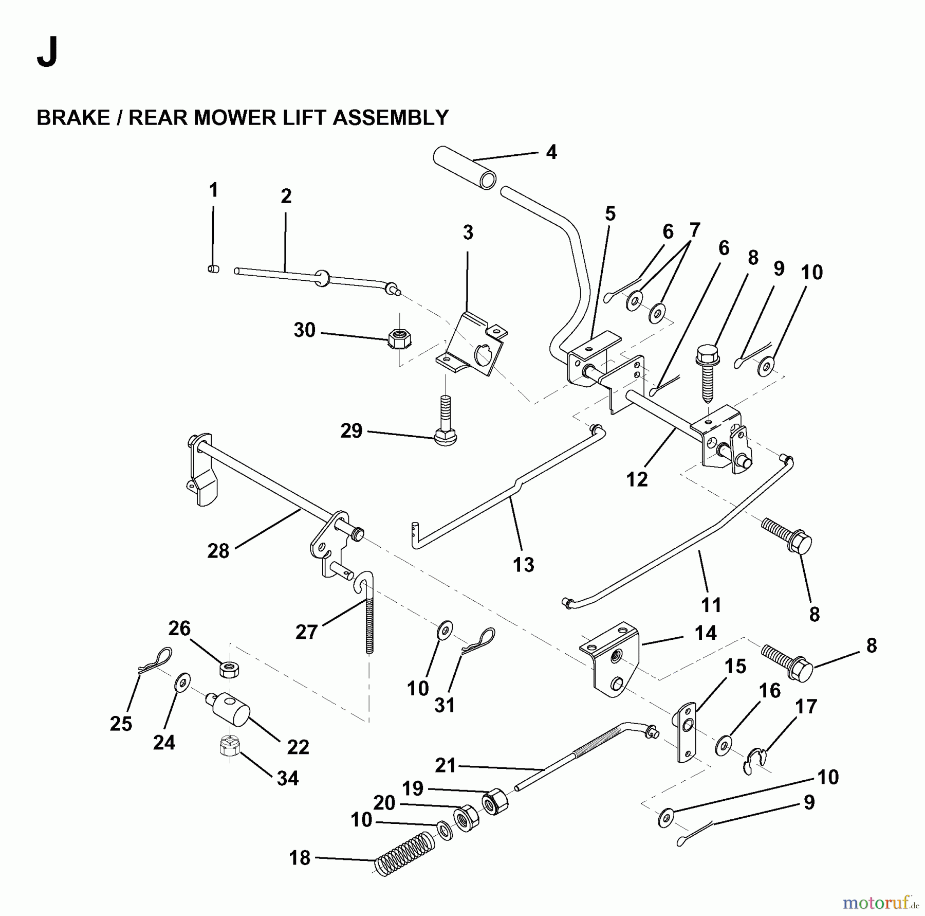 Jonsered Rasen und Garten Traktoren LR13 (954130013) - Jonsered 36