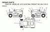 Jonsered LR13 (954130013) - 36" Lawn & Garden Tractor (1998-01) Ersatzteile DECALS