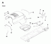 Jonsered LR13 (954130013) - 36" Lawn & Garden Tractor (1998-01) Ersatzteile HOOD