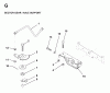Jonsered LR13 (954130013) - 36" Lawn & Garden Tractor (1998-01) Ersatzteile SECTOR GEAR / AXLE SUPPORT