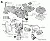 Jonsered 2095 - Chainsaw (1996-10) Ersatzteile CYLINDER PISTON MUFFLER