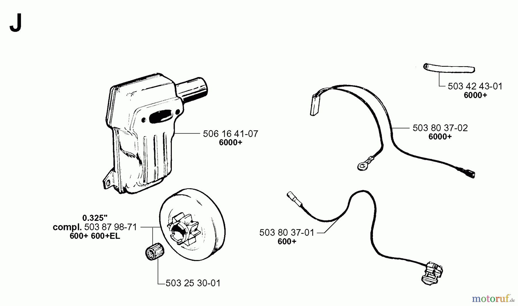 Jonsered Motorsägen 2095 - Jonsered Chainsaw (2000-06) ACCESSORIES #2