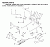 Jonsered LR13A (J813H36C, 954130024) - Lawn & Garden Tractor (2000-03) Ersatzteile BRAKE / REAR MOWER LIFT