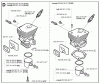 Jonsered 2145 - Chainsaw (2000-08) Ersatzteile CYLINDER PISTON