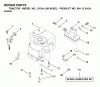 Jonsered LR13A (J813H36C, 954130024) - Lawn & Garden Tractor (2000-03) Ersatzteile ENGINE CUTTING EQUIPMENT