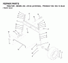 Jonsered LR13A (J813H36C, 954130024) - Lawn & Garden Tractor (2000-03) Ersatzteile FRONT AXEL