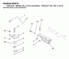 Jonsered LR13A (J813H36C, 954130024) - Lawn & Garden Tractor (2000-03) Ersatzteile SECTOR GEAR / AXLE SUPPORT