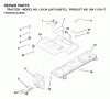 Jonsered LR13A (J8F13H36TC, 95413007) - Lawn & Garden Tractor (2000-02) Ersatzteile CHASSIS ENCLOSURES