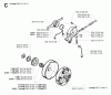 Jonsered 2171 EPA - Chainsaw (2001-10) Ersatzteile CLUTCH OIL PUMP