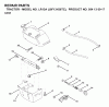 Jonsered LR13A (J8F13H36TC, 95413007) - Lawn & Garden Tractor (2000-02) Ersatzteile DASH