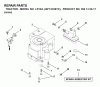 Jonsered LR13A (J8F13H36TC, 95413007) - Lawn & Garden Tractor (2000-02) Ersatzteile ENGINE CUTTING EQUIPMENT