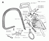 Jonsered 625 - Chainsaw (1993-06) Ersatzteile CHAIN BRAKE