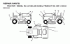 Jonsered LR13B (J813C36C, 954130023) - Lawn & Garden Tractor (2000-03) Ersatzteile DECALS