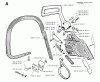 Jonsered 625 - Chainsaw (1994-05) Ersatzteile CHAIN BRAKE