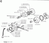 Jonsered 625 - Chainsaw (1994-05) Ersatzteile CLUTCH OIL PUMP