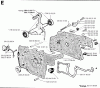 Jonsered 625 - Chainsaw (1994-05) Ersatzteile CRANKCASE