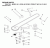 Jonsered LR13B (J813C36C, 954130023) - Lawn & Garden Tractor (2000-03) Ersatzteile DRIVE