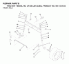 Jonsered LR13B (J813C36C, 954130023) - Lawn & Garden Tractor (2000-03) Ersatzteile FRONT AXEL